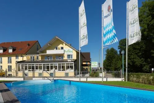 Landhotel Huberhof Allershausen - Pool is OPEN in Allershausen, Deutschland