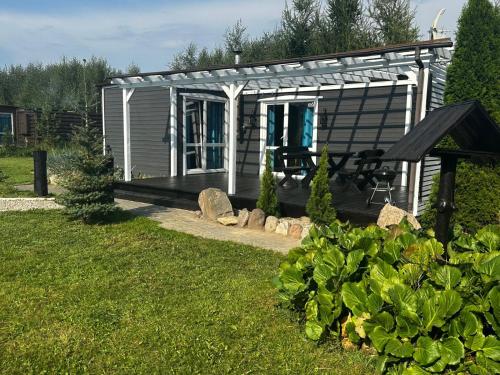 Exterior view of Wellness chill domek na Kaszubach,Golubie ,saunowy zakatek z balia pod gwiazdami