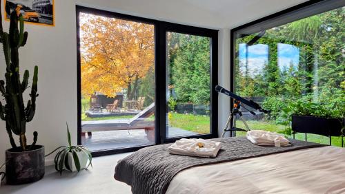 Black Walnut House with indoor outdoor fireplace in Homorâciu