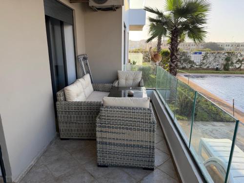 Superbe appartement 120 mc, Plage a pieds, 3 piscines & calme garanti - Sidi Rahal Plage in Sidi Rahal