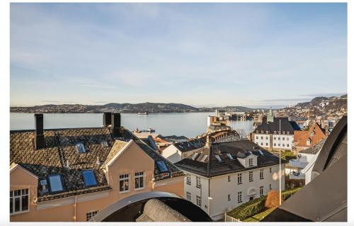Kilátás, Modern penthouse Apartment Close to Bryggen in Külváros