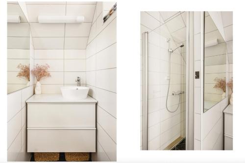 Fürdőszoba, Modern penthouse Apartment Close to Bryggen in Külváros