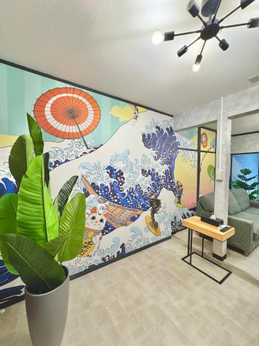 Osaka USJ Near Bentencho 10 People Stay