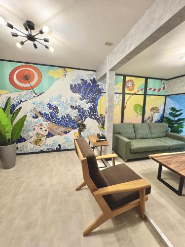 Osaka USJ Near Bentencho 10 People Stay