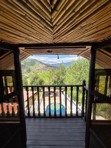 Kilátás, Cabaña Vie Donaire (Cabana Vie Donaire) in Ráquira