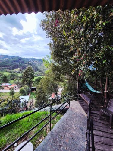 Kilátás, Cabaña Vie Donaire (Cabana Vie Donaire) in Ráquira