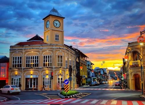 プーケット Mitr Inn - ภูเก็ต เมืองเก่า Phuket Old Town 2 ゲストハウス 眺望