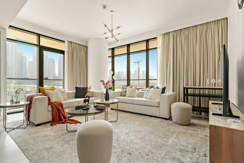 Silkhaus Vacation Homes Large 3BR & Maid Room Elegant Marina View, Dubai