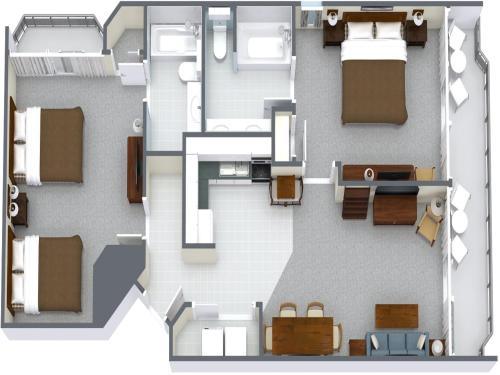 2 Bedroom 2 Bath Oceanfront Condo with 1 King, 2 Queens and 1 Sleeper Sofa - T20  image 8