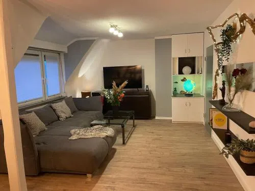 Konfortable Wohnung mit Balkon und Gartenblick in Hungen, Deutschland