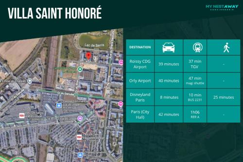 Facilities, Villa Saint Honore near Disneyland Paris