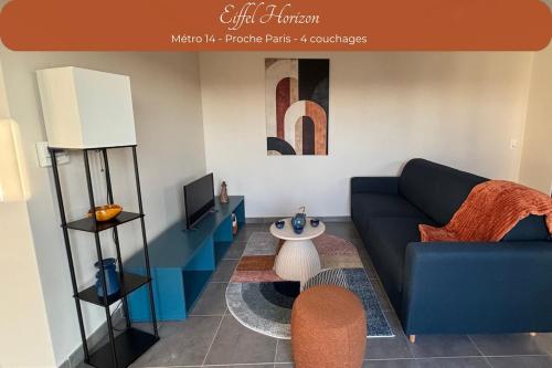 Eiffel Horizon Proche Paris Métro 14 - Location saisonnière - Gentilly