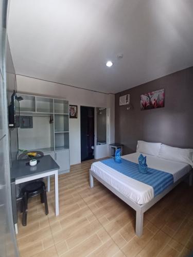 1 double bed
