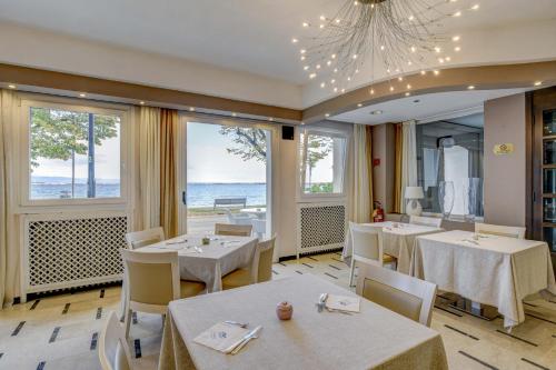 Essen und Erfrischungen, Hotel Europa in Desenzano del Garda