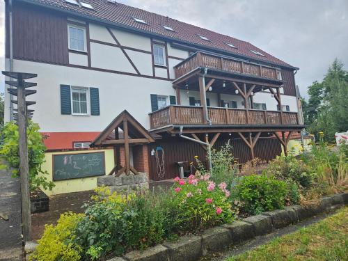 Viesnīcas āriene, Ferienhof An der Weide in Gohrisch