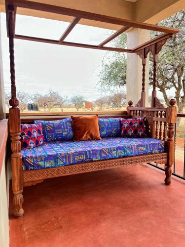 Erkély/terasz, Wild Amboseli Ndovu Cottage. in Amboseli