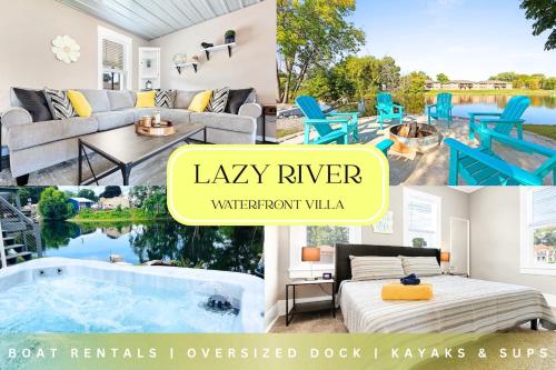 Lazy River Villa - Hottub! Fenced Yard! Fire Pit!