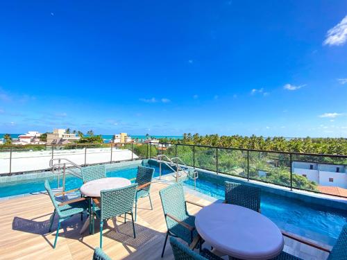 Flat bijupira exclusive brisa do mar em Porto de galinhas a 100 metros das piscinas naturais in Overige