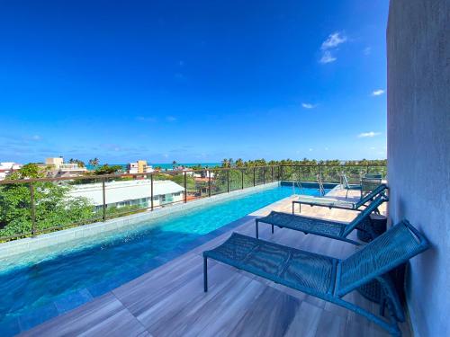 Flat bijupira exclusive brisa do mar em Porto de galinhas a 100 metros das piscinas naturais in Overige
