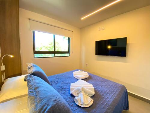 Flat bijupira exclusive brisa do mar em Porto de galinhas a 100 metros das piscinas naturais in Overige