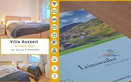 Villa Auszeit Wohnung im Haus Frey - Weindorf, 1 BR bis 3 Personen in Leinsweiler, Deutschland