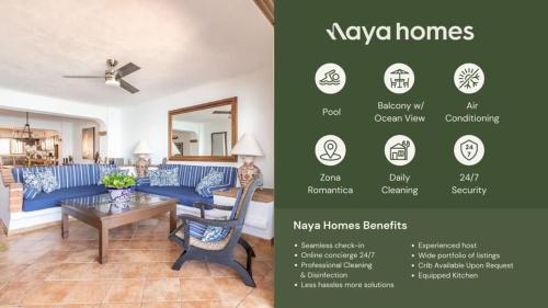 Ocean view 2Br Condo-Balcony-Beach-Pool - 610