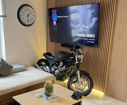 DESIGN LOFT Herford - Parkplatz, WLAN, Netflix, PS4, Heimkino in Herford, Deutschland