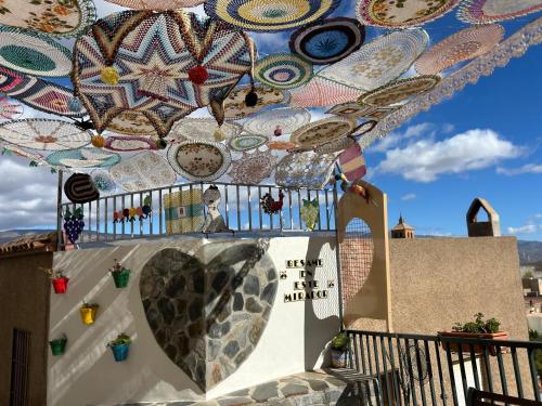 Casa del Agua- Casa rural con encanto en Sierra Nevada terraza y chimenea in Abrucena
