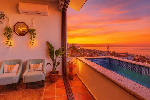 Private Pool Spectacular OCEAN VIEW Sky Loft Beach