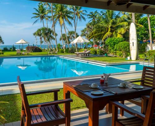 Swimming pool at Crystal Villa, Weligama