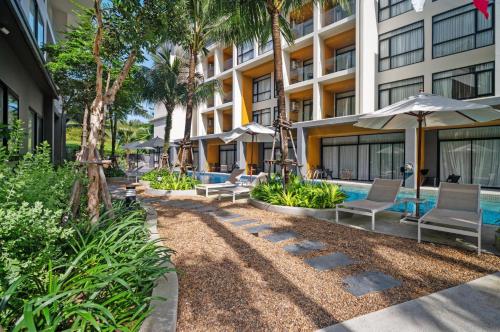 Поэтажный план здания, Wyndham Gardens 1321 Studio 1min to Naithon Beach in Найтхон