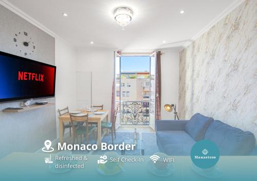 5mn Monaco - Magnifique trois pièces rénové - ET - Location saisonnière - Beausoleil