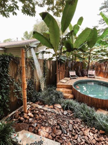 Swimming pool, Tiki-Style Airstream Rental Perfect for a Weekend Getaway in Atlanta in Doraville