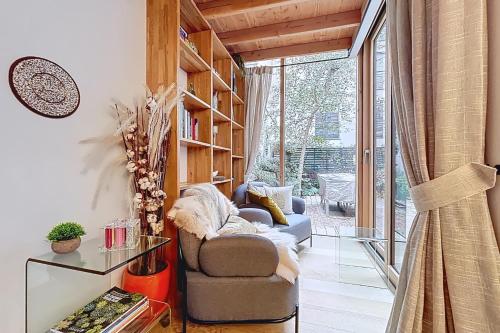 Elegant duplex with garden near the Eiffel Tower in Tour Eiffel