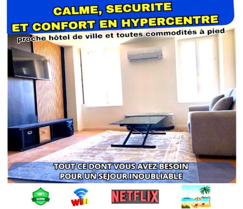 Luxe et tranquillité en centre ville proche plage - Location saisonnière - La Seyne-sur-Mer