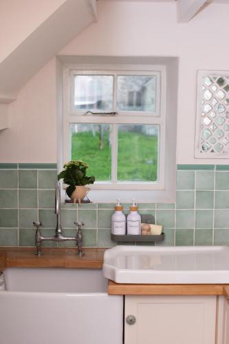 virtuve, Snowdrop Cottage in Eksborna