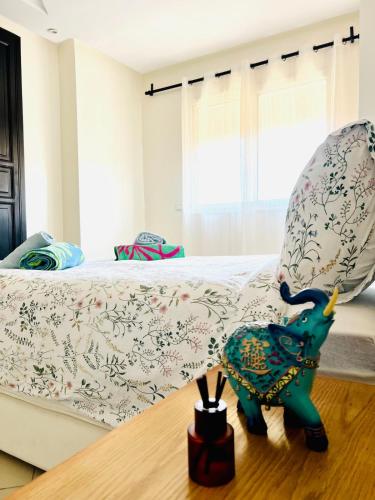 Bed, Cozy & family apartment in Mohammedia near Dream Village