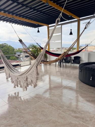 Apartment con terraza y Jacuzzi