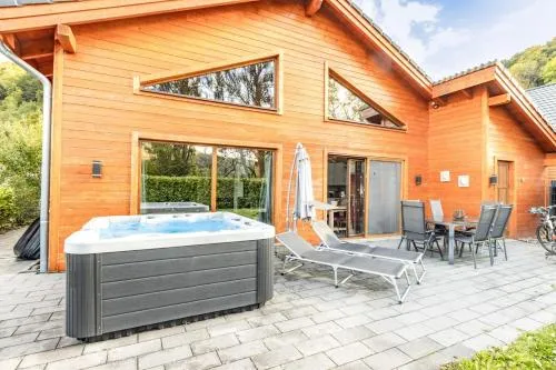 Wellness Lakehouse mit Sauna, Whirlpool in der Natur in Rieden, Deutschland