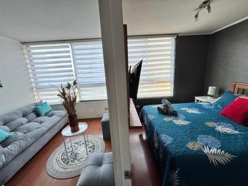 depto para 3 vista torre entel metro la moneda