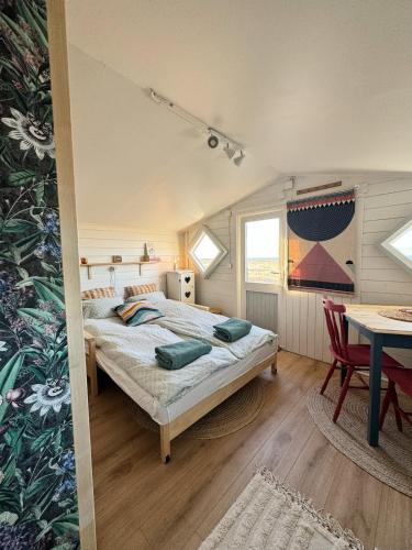 Tiny Cabin Under the Northern Lights in Leira
