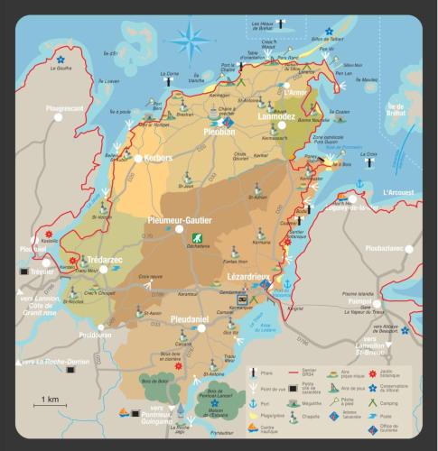 Domaine du colombier - Kervegan gîte à louer Pleumeur-Gautier