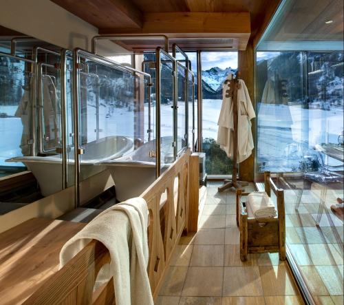 Vannituba, Bellevue Hotel & SPA in Cogne