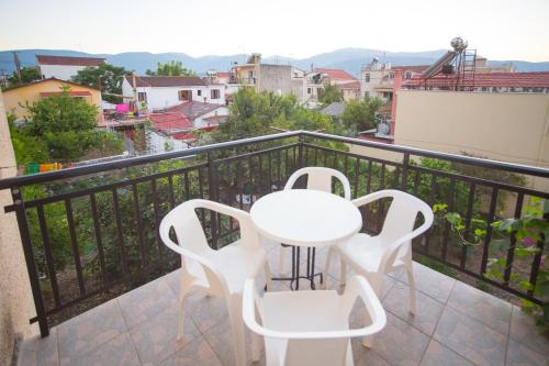 Balcony/terrace, Antisamos Studios in Kefalonia