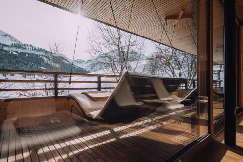 Gyógyfürdő, Das Naturhotel Chesa Valisa in Hirschegg (Vorarlberg)