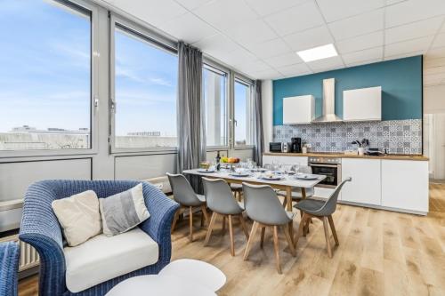 مطبخ, Urban Havn - 6 Apartments mit top Anbindung für bis zu 34 Personen (Urban Havn - 6 Apartments mit top Anbindung fur bis zu 34 Personen) in دري ايش