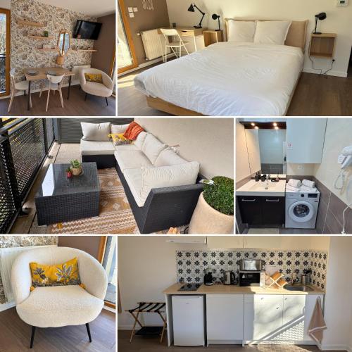 淋浴間, Appartement cosy avec grand balcon à Bron (Appartement cosy avec grand balcon a Bron) in 布龍