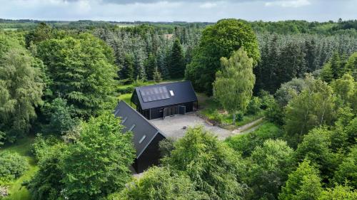 Exterior view, Architect-Designed Retreat In Private Woods in Givskud