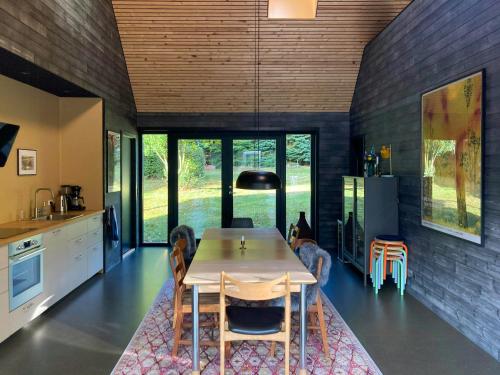 Exterior view, Architect-Designed Retreat In Private Woods in Givskud