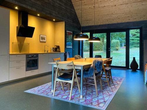 Exterior view, Architect-Designed Retreat In Private Woods in Givskud